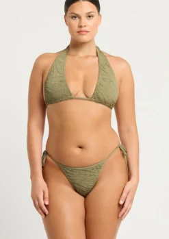 The Anisha Bikini Brief in Sage Tiger