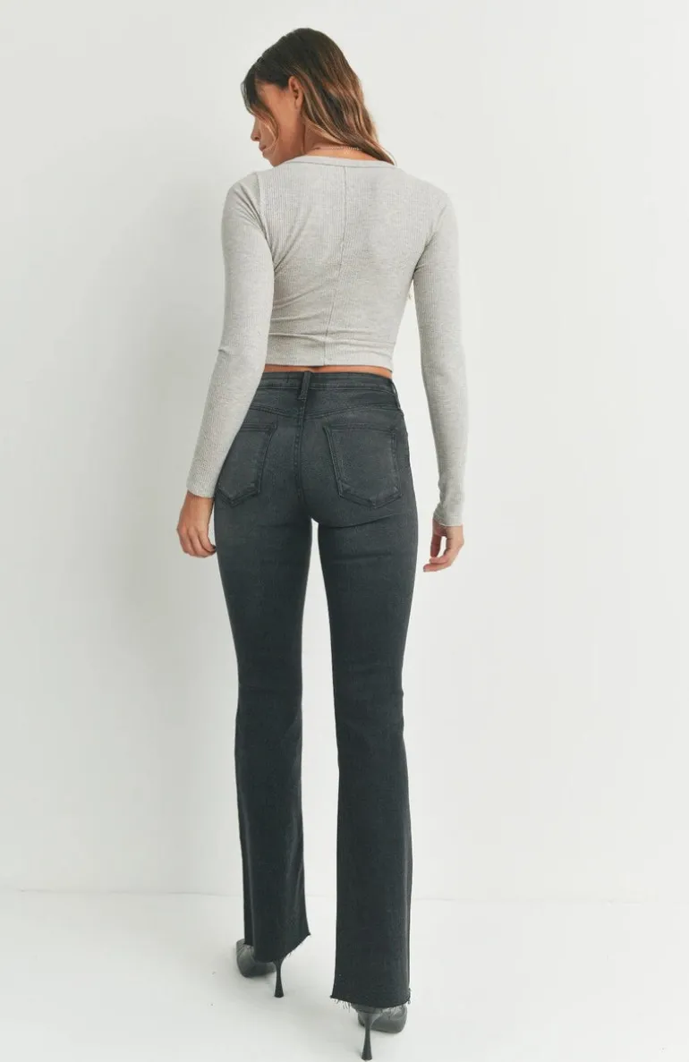 The Fall Flare Jeans Black Wash