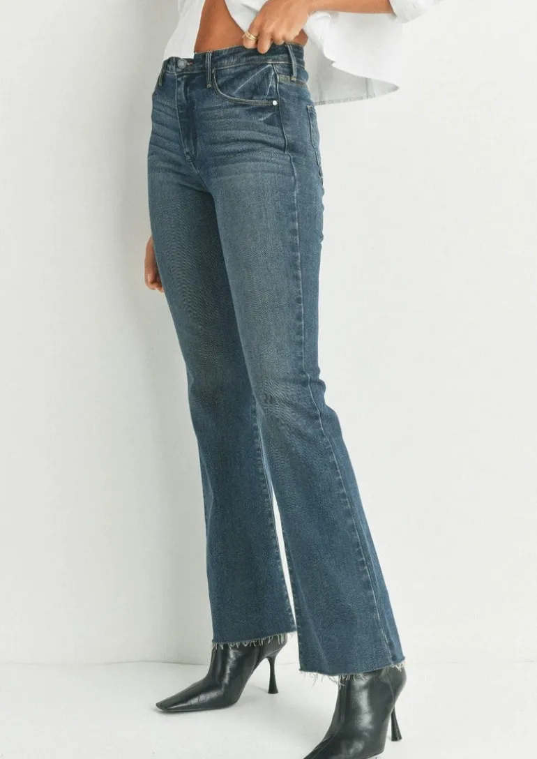The Fall Flare Jeans in Dark Wash