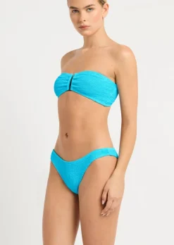 The Sign Bikini Brief in Cyan