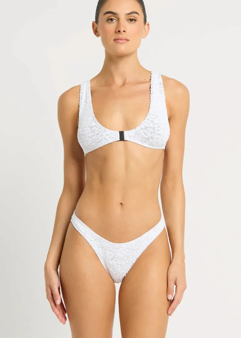 The Sign Bikini Brief in White Optic Leopard