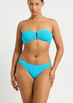 The Sign Bikini Brief in Cyan