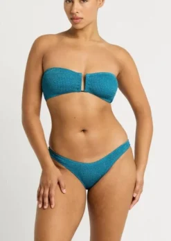 The Sign Bikini Brief in Ocean Shimmer