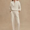 The Wide Leg Pant 28" in Ivory