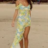 Vacanza Maxi Dress in Anacapri Lemon