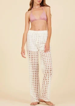 White Box Beach Eyelet Beach Pant