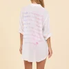 White Cotton Printed Shirt