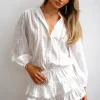 White Embroidery Top Poupette