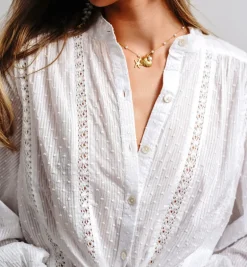White Embroidery Top Poupette
