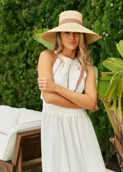 White Mirage Embroidered Endless Summer Maxi Dress