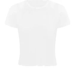 White Short Sleeved Mesh T-shirt