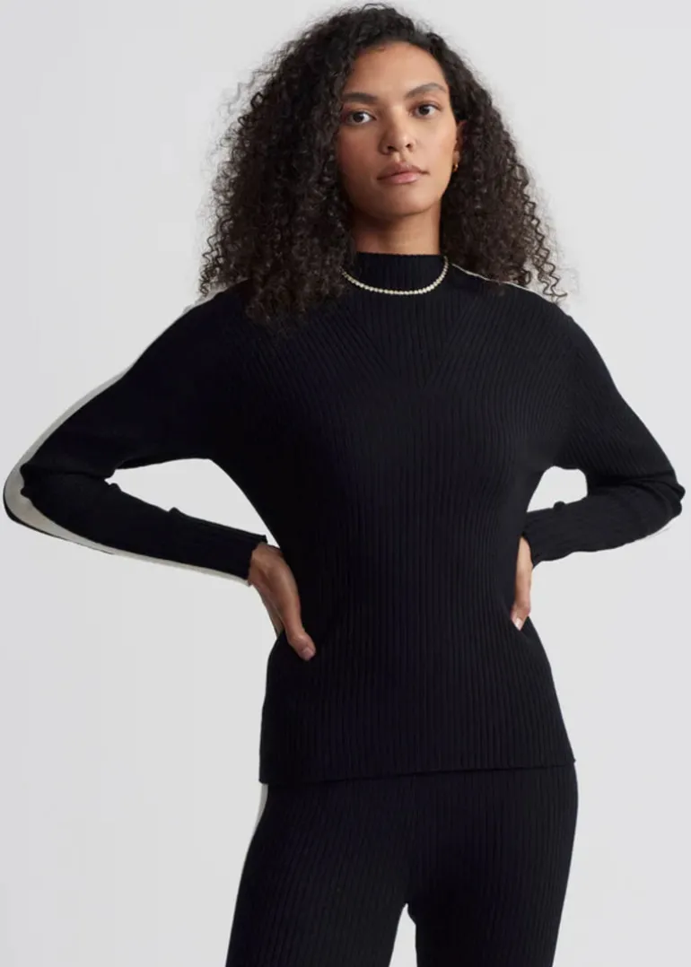 Wilshire Mock Neck Knit
