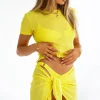 Yellow Mesh Sarong